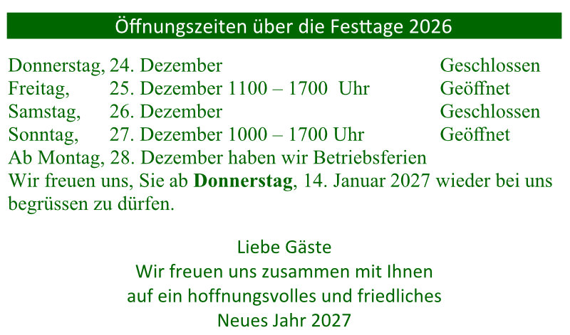 Freizeitangebot